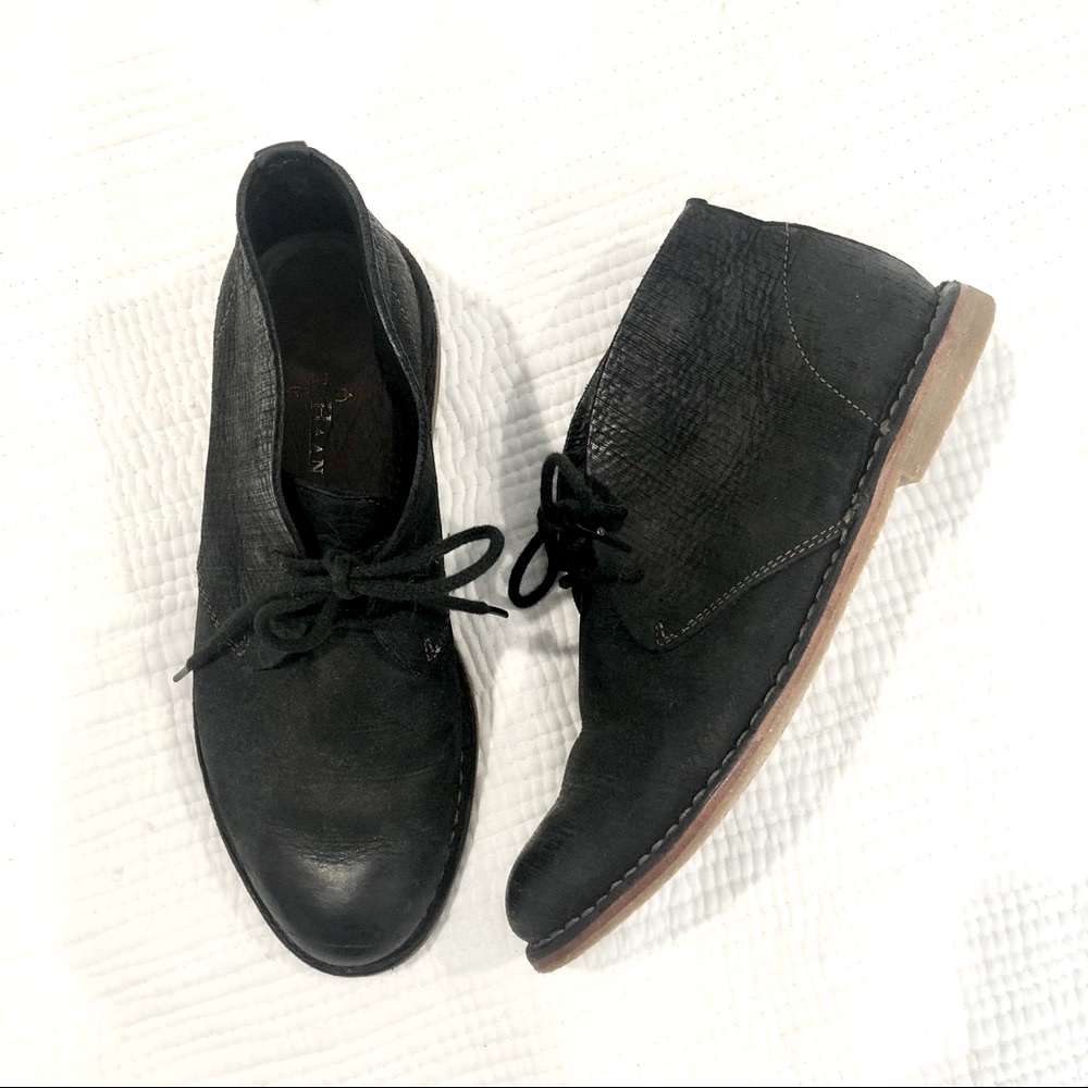 Cole Haan Lace Up Leather Boots